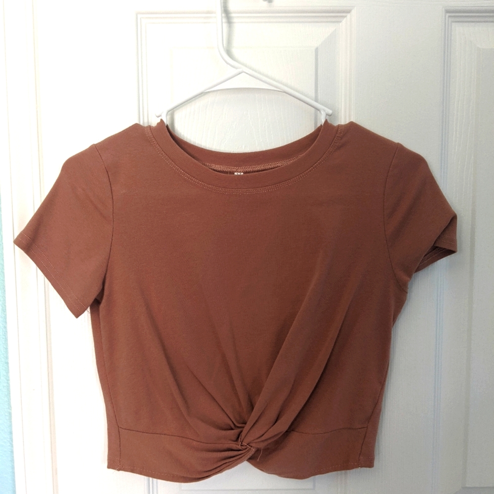 Neutral crop top